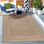 Dhaka Shapl teppich indoor/outdoor rechteckig 240x340cm jute beige