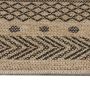 Dhaka Shapl teppich indoor/outdoor rechteckig 280x370cm jute schwarz