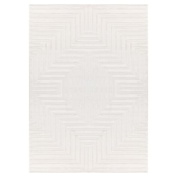Sahara Veyra teppich kurzflor läufer 80x250cm creme