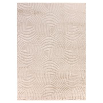 Sahara Nevra teppich kurzflor läufer 80x250cm beige