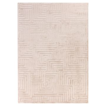 Sahara Zelora teppich kurzflor rechteckig 120x170cm beige