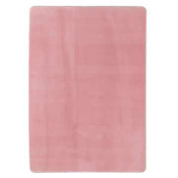Luxy teppich hochflor läufer 80x250cm rose