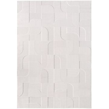 Doha Elvra teppich kurzflor rechteckig 120x170cm creme