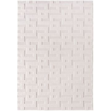 Doha Zelix teppich kurzflor läufer 80x150cm creme