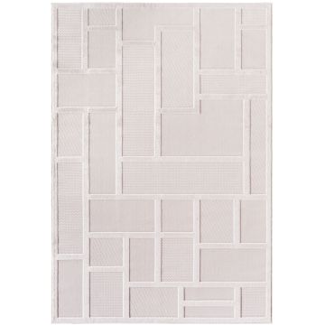 Doha Lunox teppich kurzflor rechteckig 280x370cm creme
