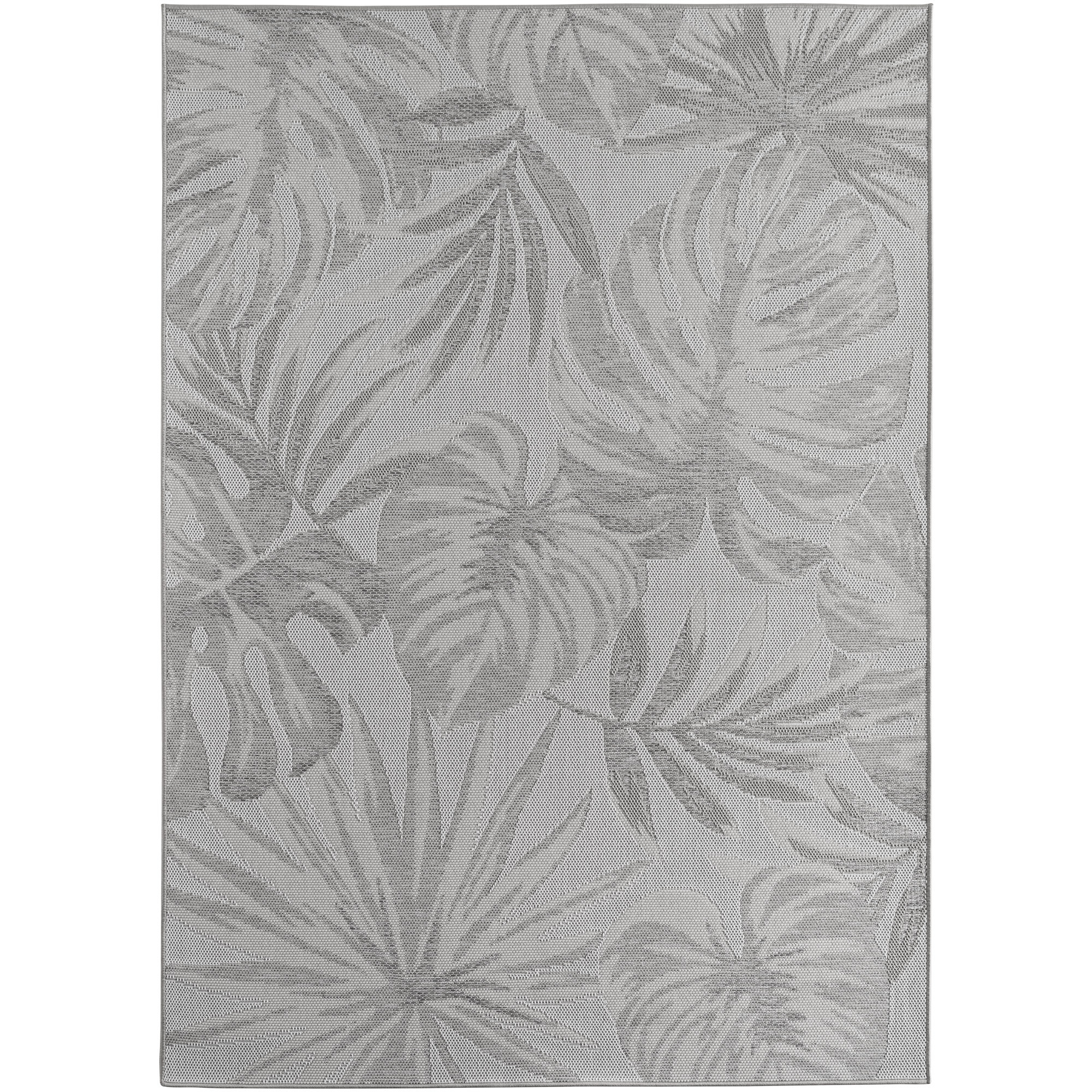 Desert Flo teppich indoor/outdoor flachgewebe rechteckig 200x290cm grau