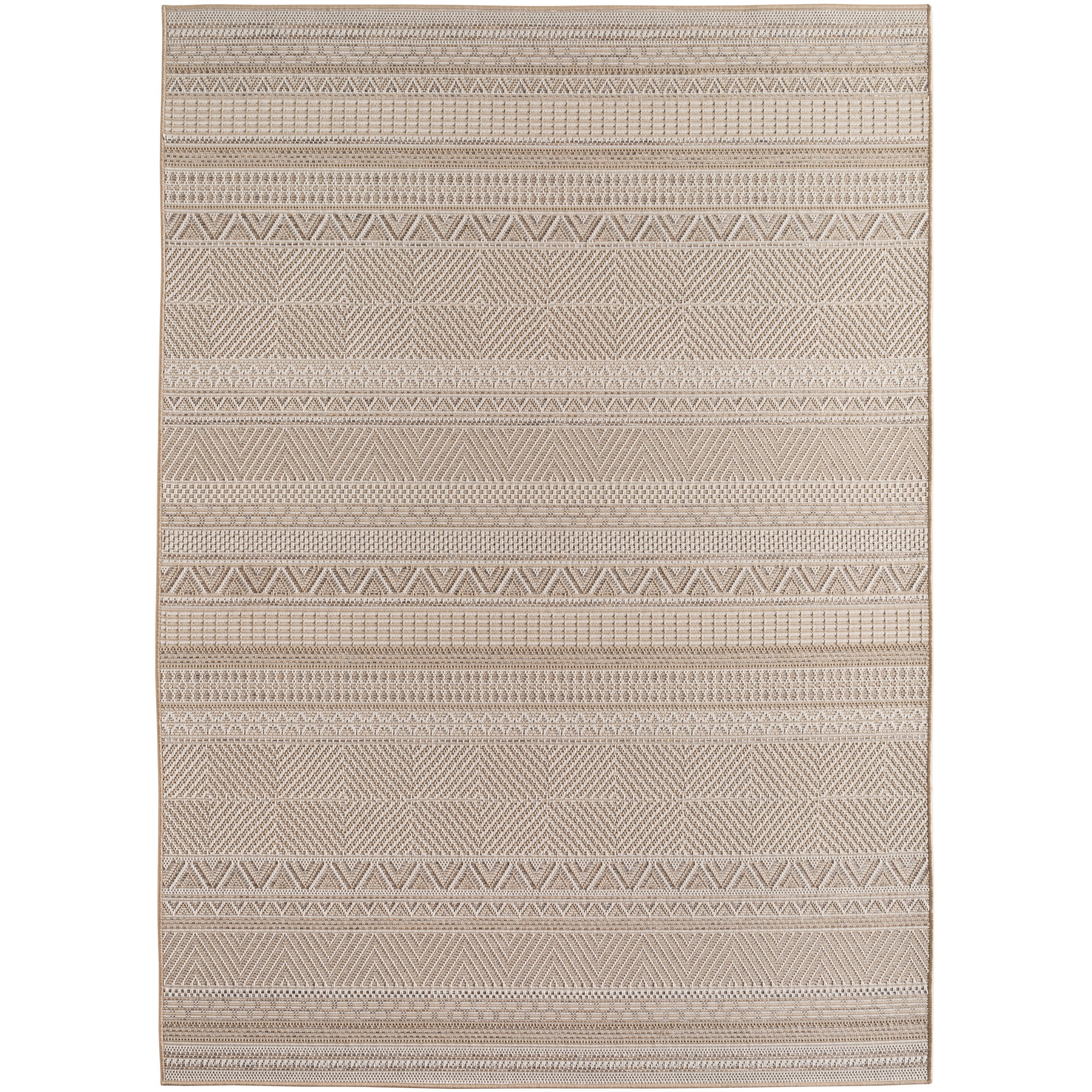 Desert Wav teppich indoor/outdoor flachgewebe rechteckig 160x230cm beige