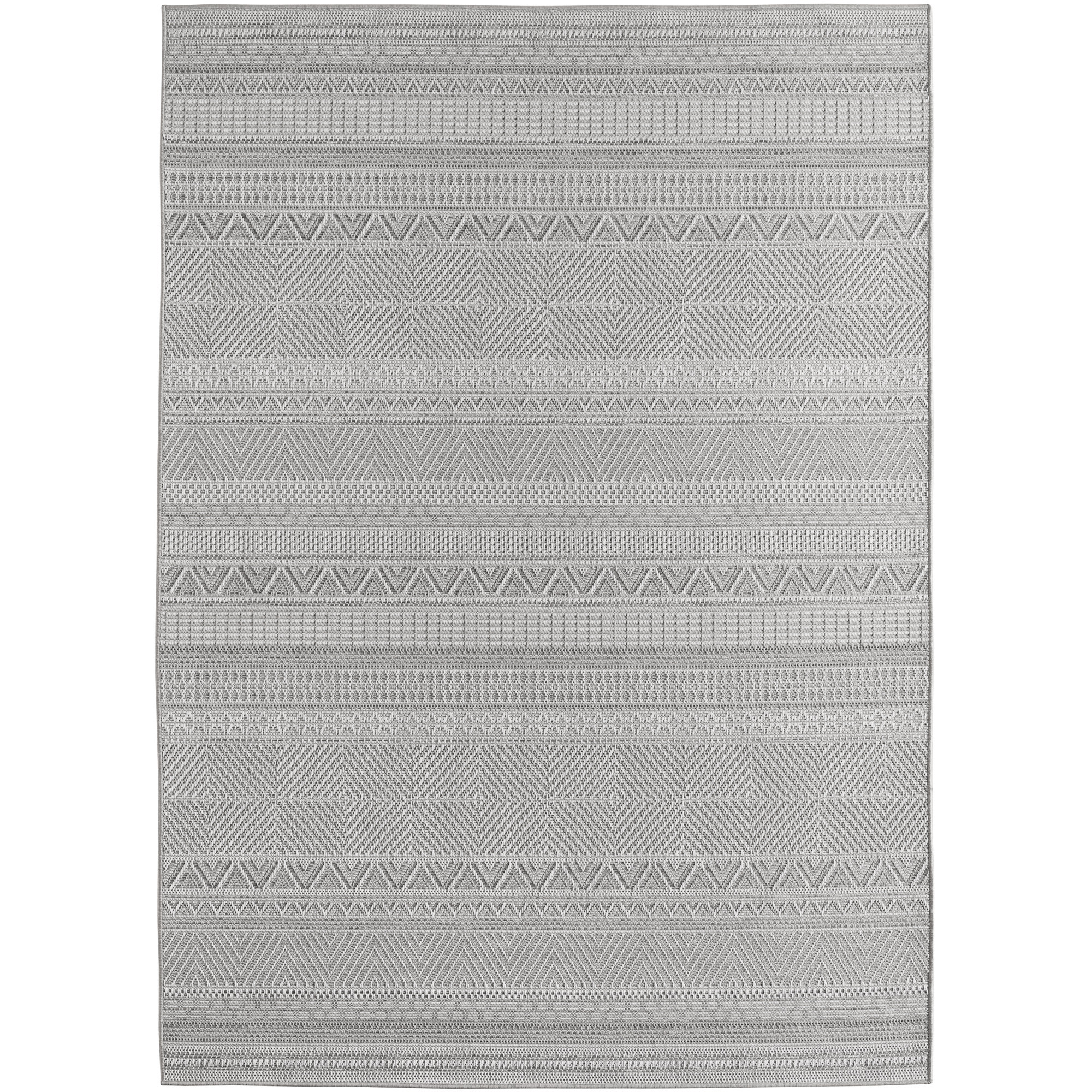 Desert Wav teppich indoor/outdoor flachgewebe rechteckig 240x340cm grau
