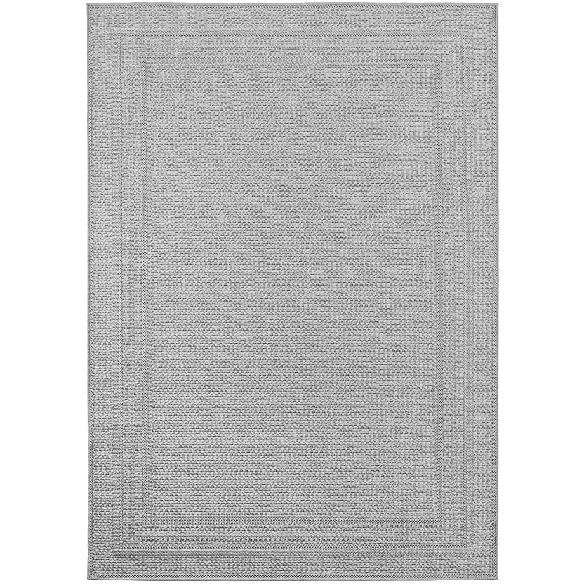 Desert Qar teppich indoor/outdoor flachgewebe rechteckig 120x170cm grau