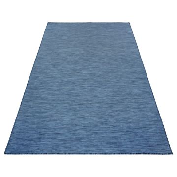 Mambo teppich flachgewebt rechteckig 120x170cm blau