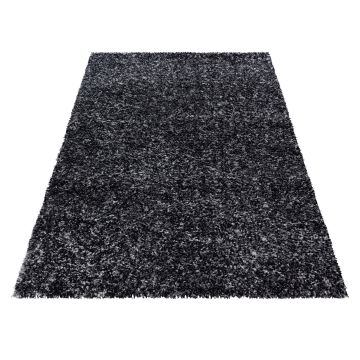Enjoy Shaggy teppich hochflor rechteckig 80x150cm anthrazit