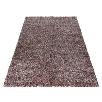 Enjoy Shaggy teppich hochflor rechteckig 120x170cm rose
