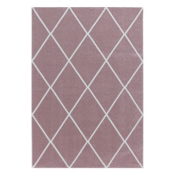Rio Diago teppich hochflor rechteckig 240x340cm rose