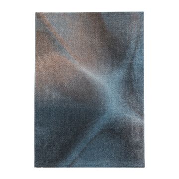 Efor Galax teppich kurzflor läufer 80x250cm blau