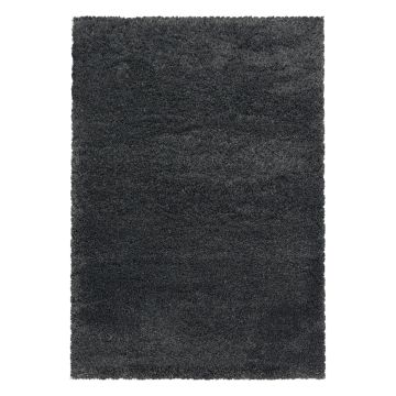 Fluffy Shaggy teppich hochflor rechteckig 200x290cm grau