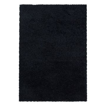 Sydney Shaggy teppich hochflor rechteckig 240x340cm schwarz