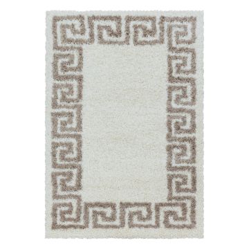 Hera Shaggy teppich hochflor rechteckig 120x170cm beige