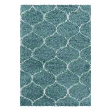 Salsa Shaggy teppich hochflor rechteckig 280x370cm blau