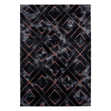 Naxos Rhamnous B teppich kurzflor rechteckig 140x200cm bronzefarbe