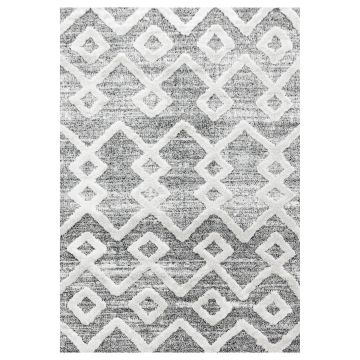 Pisa Kite teppich hochflor rechteckig 140x200cm grau