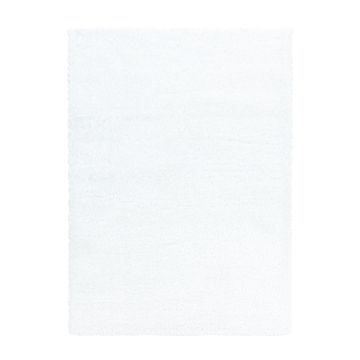 Brilliant Shaggy teppich hochflor rechteckig 120x170cm schneeweiß