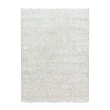 Brilliant Shaggy teppich hochflor rechteckig 80x150cm naturfarbe