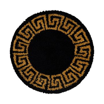 Hera Shaggy teppich hochflor rund Ø 200cm gold