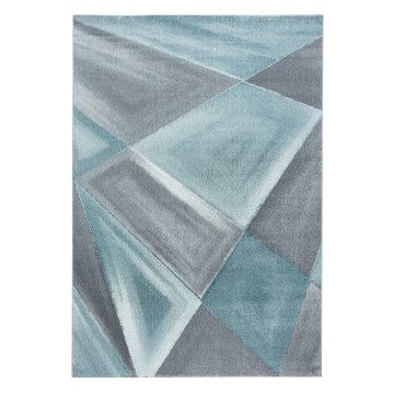 Beta Bakla teppich kurzflor rechteckig 140x200cm blau