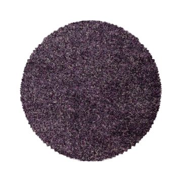 Enjoy Shaggy teppich hochflor rund Ø 80cm lila