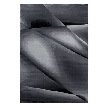 Miami Hios teppich kurzflor rechteckig 240x340cm schwarz