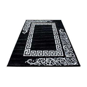 Miami Henna teppich kurzflor rechteckig 120x170cm schwarz