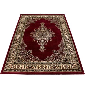 Marrakesh Afra teppich kurzflor rechteckig 300x400cm rot