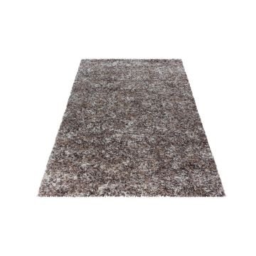 Enjoy Shaggy teppich hochflor rechteckig 60x110cm beige