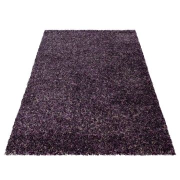 Enjoy Shaggy teppich hochflor rechteckig 60x110cm lila