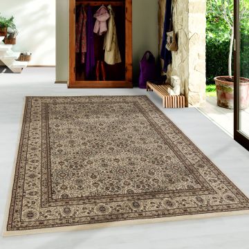 Kashmir Hereke teppich kurzflor rechteckig 80x150cm beige