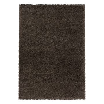 Fluffy Shaggy teppich hochflor rechteckig 280x370cm braun