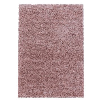 Sydney Shaggy teppich hochflor rechteckig 300x400cm rose