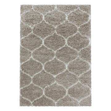 Salsa Shaggy teppich hochflor rechteckig 280x370cm beige