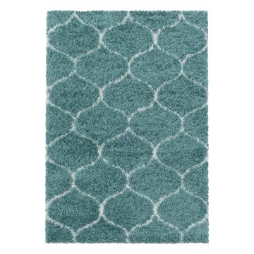 Salsa Shaggy teppich hochflor rechteckig 280x370cm blau