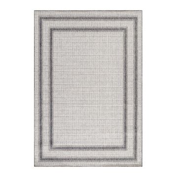 Aruba Meydan teppich indoor/outdoor flachgewebt rechteckig 60x100cm jute creme