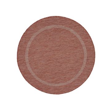 Relax Tranqua teppich indoor/outdoor rund Ø 160cm rot